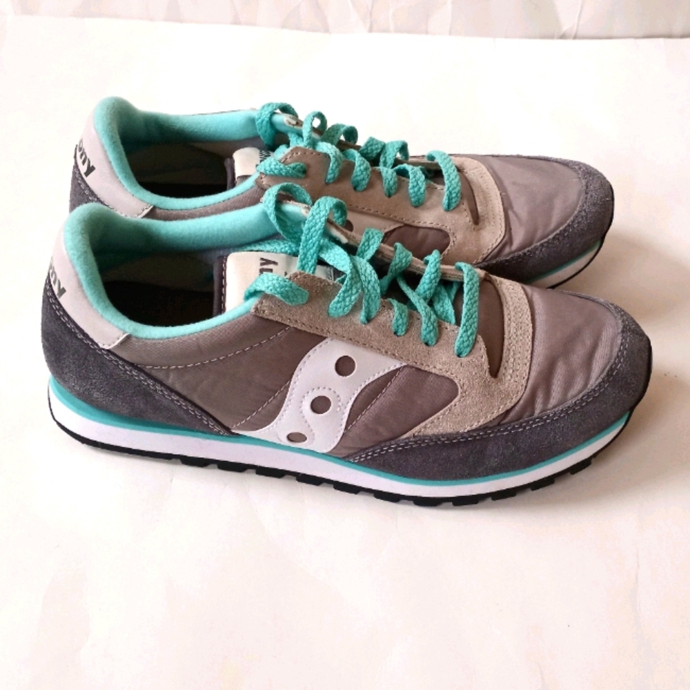 Saucony Jazz Low Pro Grey & blue Sneakers Women's